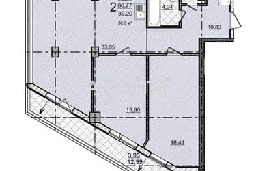 2-rooms apartment apartment by the address st. Frantsuzskiy bul Proletarskiy bul (area 89,2 m²) - Atlanta.ua - photo 17