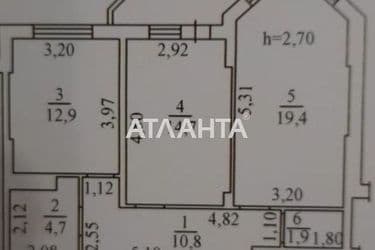 2-rooms apartment apartment by the address st. Ovidiopolskaya dor (area 66 m²) - Atlanta.ua - photo 10