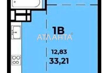1-комнатная квартира по адресу Балтийский пер. (площадь 33 м²) - Atlanta.ua - фото 18