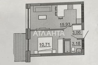 1-room apartment apartment by the address st. Avdeeva chernomorskogo (area 34 m²) - Atlanta.ua - photo 10