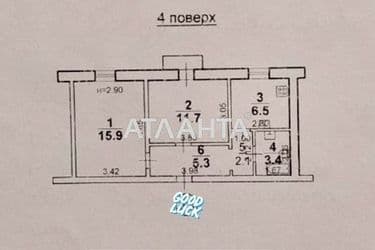 2-rooms apartment apartment by the address st. Voennyy sp Zhanny Lyaburb sp (area 48 m²) - Atlanta.ua - photo 15