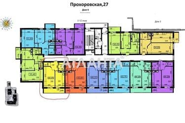 1-room apartment apartment by the address st. Prokhorovskaya Khvorostina (area 44,6 m²) - Atlanta.ua - photo 10