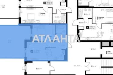 1-room apartment apartment by the address st. Galitskaya (area 52,2 m²) - Atlanta.ua - photo 12