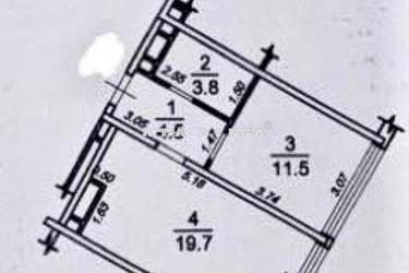 1-комнатная квартира по адресу ул. Каманина (площадь 39,2 м²) - Atlanta.ua - фото 44