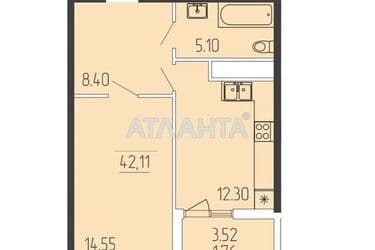 1-room apartment apartment by the address st. Krasnova (area 42,1 m²) - Atlanta.ua - photo 22