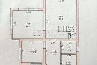 Будинок за адресою вул. Центральна (площа 356,3 м²) - Atlanta.ua - фото 89