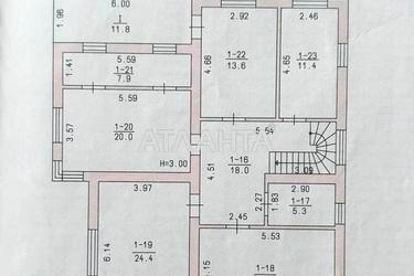 Будинок за адресою вул. Центральна (площа 356,3 м²) - Atlanta.ua - фото 90