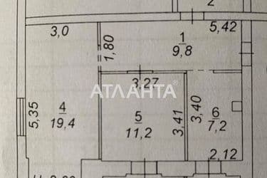 2-rooms apartment apartment by the address st. Ul Vladimirskaya (area 53,9 m²) - Atlanta.ua - photo 19