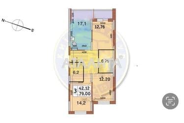 3-rooms apartment apartment by the address st. Ul Kakhovskaya (area 82 m²) - Atlanta.ua - photo 40