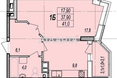 1-room apartment apartment by the address st. Prokhorovskaya Khvorostina (area 42 m²) - Atlanta.ua - photo 7