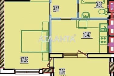 1-room apartment apartment by the address st. Stroitelnaya (area 40 m²) - Atlanta.ua - photo 12