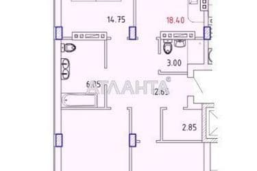 3-rooms apartment apartment by the address st. Bocharova gen (area 99,6 m²) - Atlanta.ua - photo 20