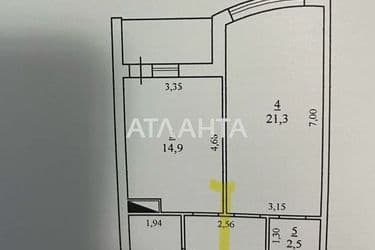 2-rooms apartment apartment by the address st. Gagarinskoe plato (area 60 m²) - Atlanta.ua - photo 32
