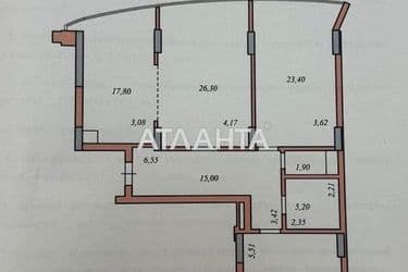 3-комнатная квартира по адресу ул. Воробкевича Сидора (площадь 118,3 м²) - Atlanta.ua - фото 26