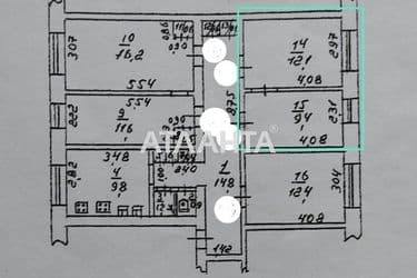 Room in dormitory apartment by the address st. Balkovskaya Frunze (area 21,5 m²) - Atlanta.ua - photo 30
