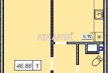 1-комнатная квартира по адресу ул. Жемчужная (площадь 47 м²) - Atlanta.ua - фото 18