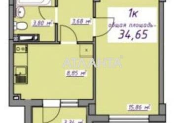 1-комнатная квартира по адресу ул. Торговая (площадь 34,6 м²) - Atlanta.ua - фото 21