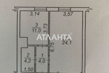 1-room apartment apartment (area 43,3 m²) - Atlanta.ua - photo 22
