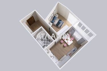 1-кімнатна квартира за адресою вул. Краснова (площа 42,3 м²) - Atlanta.ua - фото 29