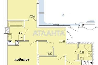 3-rooms apartment apartment by the address st. Ovidiopolskaya dor (area 88,1 m²) - Atlanta.ua - photo 7