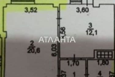 1-room apartment apartment by the address st. Novoselov (area 42,6 m²) - Atlanta.ua - photo 13