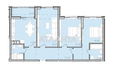 3-rooms apartment apartment by the address st. Franko Ivana (area 93,1 m²) - Atlanta.ua - photo 31