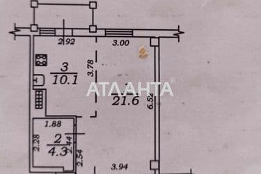 1-кімнатна квартира за адресою вул. Грецька (площа 38 м²) - Atlanta.ua - фото 40