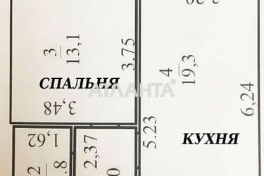 1-комнатная квартира по адресу ул. Профсоюзная (площадь 43,5 м²) - Atlanta.ua - фото 32