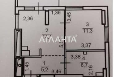 1-room apartment apartment by the address st. Pishonovskaya (area 41,3 m²) - Atlanta.ua - photo 32