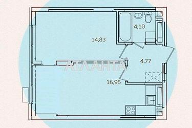 1-room apartment apartment by the address st. Oleksandra Olesya (area 43,7 m²) - Atlanta.ua - photo 20