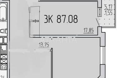 3-кімнатна квартира за адресою вул. Італійська бульв. (площа 87 м²) - Atlanta.ua - фото 26