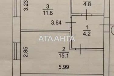 1-room apartment apartment by the address st. Yablonevaya (area 36 m²) - Atlanta.ua - photo 13