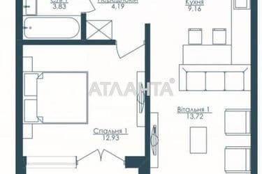 1-room apartment apartment by the address st. Frantsuzskiy bul Proletarskiy bul (area 50 m²) - Atlanta.ua - photo 12