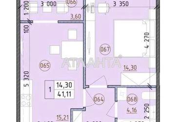 1-room apartment apartment by the address st. Maksimovicha (area 41 m²) - Atlanta.ua - photo 18
