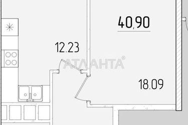 1-room apartment apartment by the address st. Krasnova (area 41 m²) - Atlanta.ua - photo 9