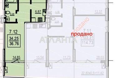3-rooms apartment apartment by the address st. Fontanskaya dor Perekopskoy Divizii (area 114,7 m²) - Atlanta.ua - photo 26