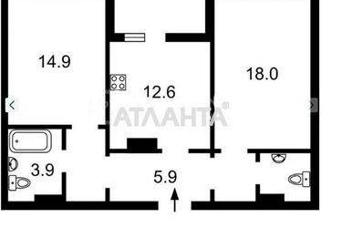 2-rooms apartment apartment (area 66 m²) - Atlanta.ua - photo 32