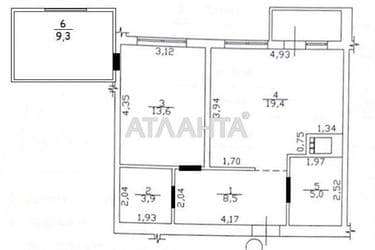 2-rooms apartment apartment by the address st. Lyustdorfskaya dor Chernomorskaya dor (area 61 m²) - Atlanta.ua - photo 18