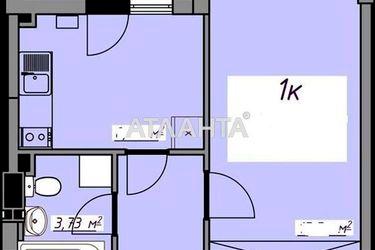 1-room apartment apartment by the address st. Massiv 10 (area 34,5 m²) - Atlanta.ua - photo 24