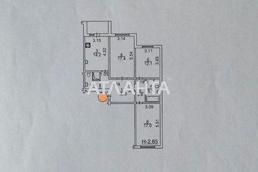 3-комнатная квартира по адресу ул. Максимовича (площадь 86,7 м²) - Atlanta.ua - фото 26
