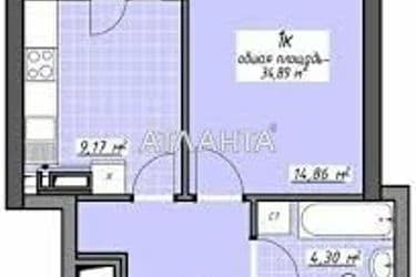 1-room apartment apartment by the address st. Glushko ak pr Dimitrova pr (area 35 m²) - Atlanta.ua - photo 6