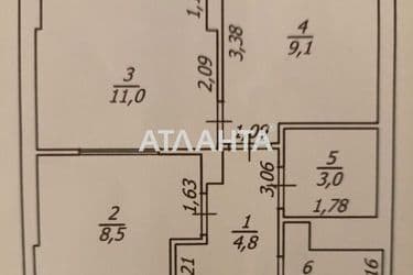 2-rooms apartment apartment by the address st. Protsenko (area 38,8 m²) - Atlanta.ua - photo 33