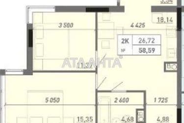 2-rooms apartment apartment by the address st. Vilyamsa ak (area 59,3 m²) - Atlanta.ua - photo 7