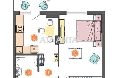 1-room apartment apartment by the address st. Sakharova (area 39,5 m²) - Atlanta.ua - photo 24