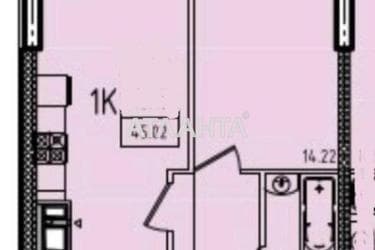 1-комнатная квартира по адресу ул. Генуэзская (площадь 45,0 м²) - Atlanta.ua - фото 18