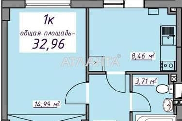 1-кімнатна квартира за адресою вул. Масив 10 (площа 34,2 м²) - Atlanta.ua - фото 10