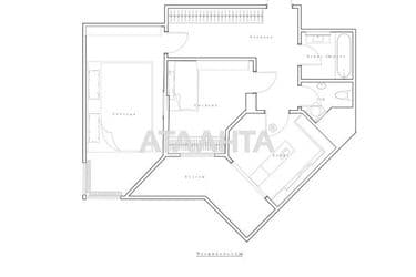 2-rooms apartment apartment by the address st. Ovidiopolskaya dor (area 59 m²) - Atlanta.ua - photo 26
