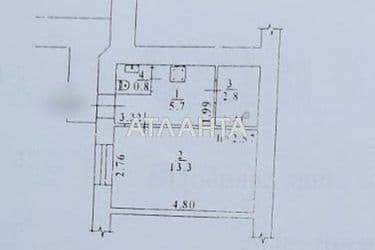 1-room apartment apartment by the address st. Kosvennaya Vegera (area 22,6 m²) - Atlanta.ua - photo 22