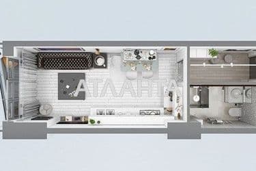 1-room apartment apartment by the address st. Gagarinskoe plato (area 26,6 m²) - Atlanta.ua - photo 10