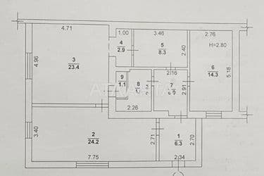 3-rooms apartment apartment by the address st. Lyustdorfskaya dor 27 (area 96 m²) - Atlanta.ua - photo 24